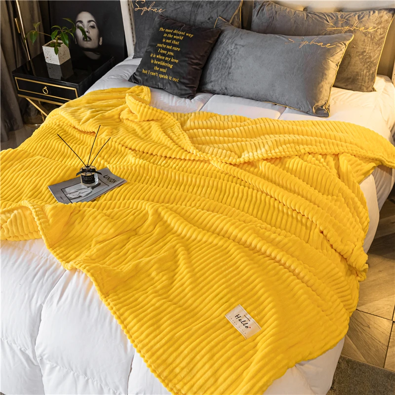 New design portable custom logo fashion sherpa flannel fleece throw blanket