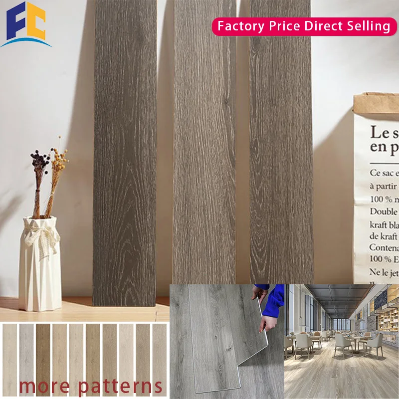 Textured Vinyl Flooring PVC Vinyl Plastic SPC Floor Indoor Residential Use  for Sale Plastic Tiles Carpet/stone/wooden Looking