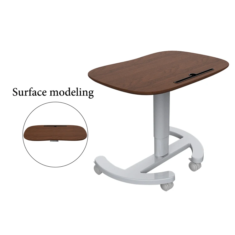 Standing Desk with Pneumatic Table Height Adjustment Mechanism