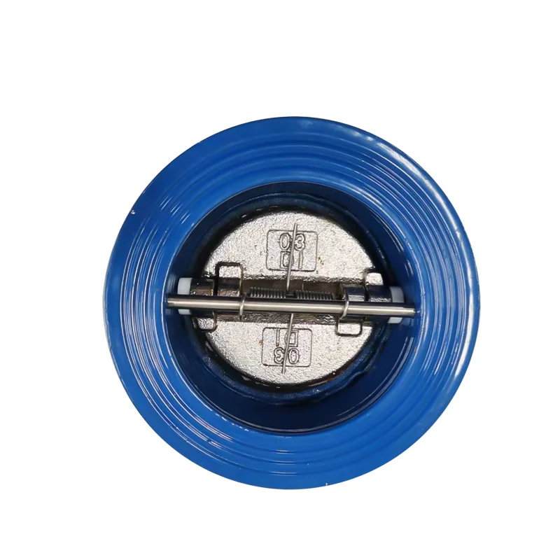 Factory Price Manual Stainless Steel Check Valve Wafer Type Double Disc Door Wafer Check Valve