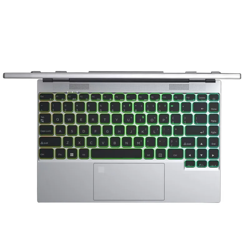 14-Inch Touch Screen Foldable Laptop with Intel Graphics SSD Hard Drive IPS Panel English Keyboard Metal Body New Product