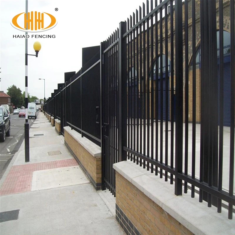 Hot sale best price powder coating rod wrought iron fence philippines