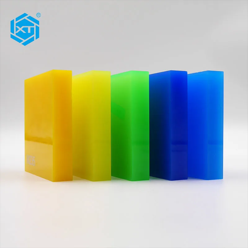 Double Dark Blue Customized Crystal Cast 2-30mm Acrylic Uv Panel Tpu Custom Opaque Color Sheet