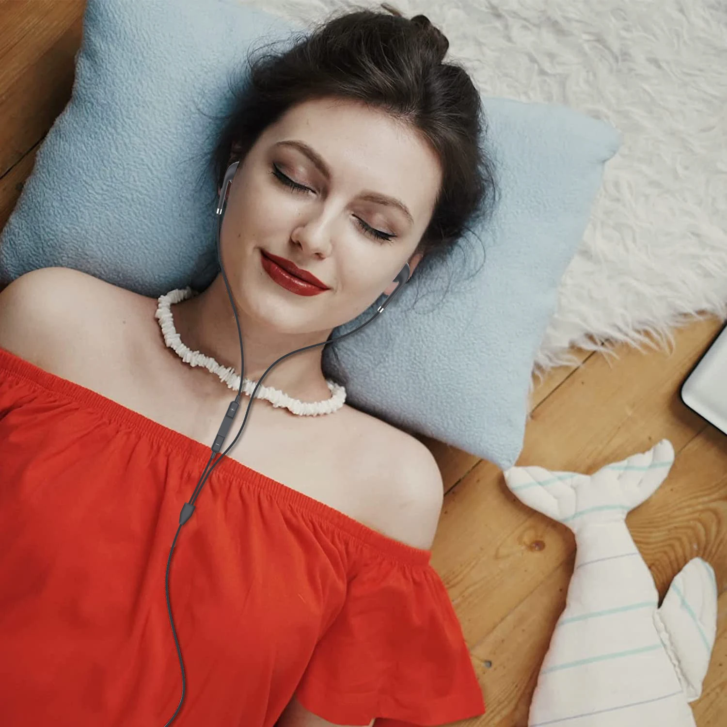 B63 Hot Sale Universal Mobile Handsfree Headphones Music 3.5mm Earphone Wired Earphone in Ear with Mic