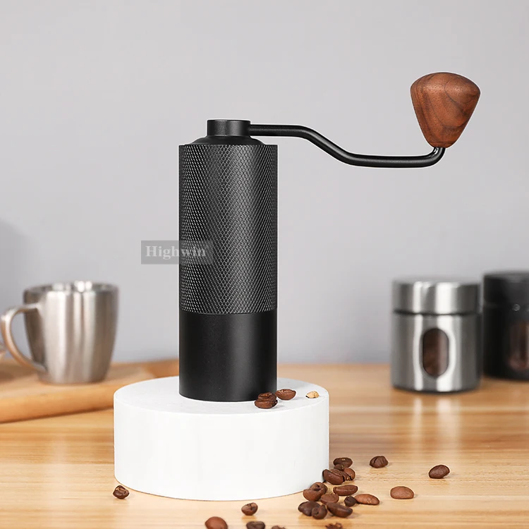 Manual Commercial Espresso Aluminium Alloy Hand Crank Coffee Grinder
