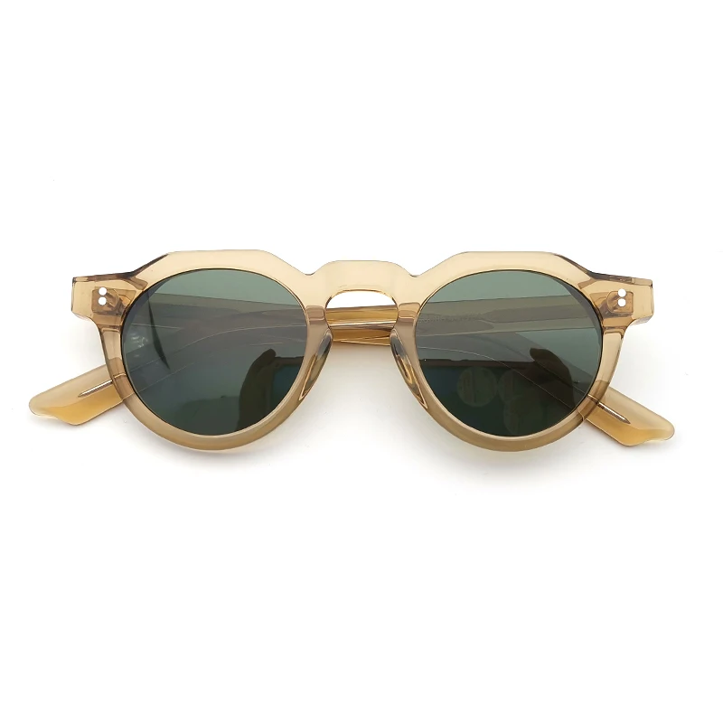 Acetate Sunglasses Polarized TAC High Quality Custom Logo Nylon  Gafas de sol Fashion 1970S Irregular Style