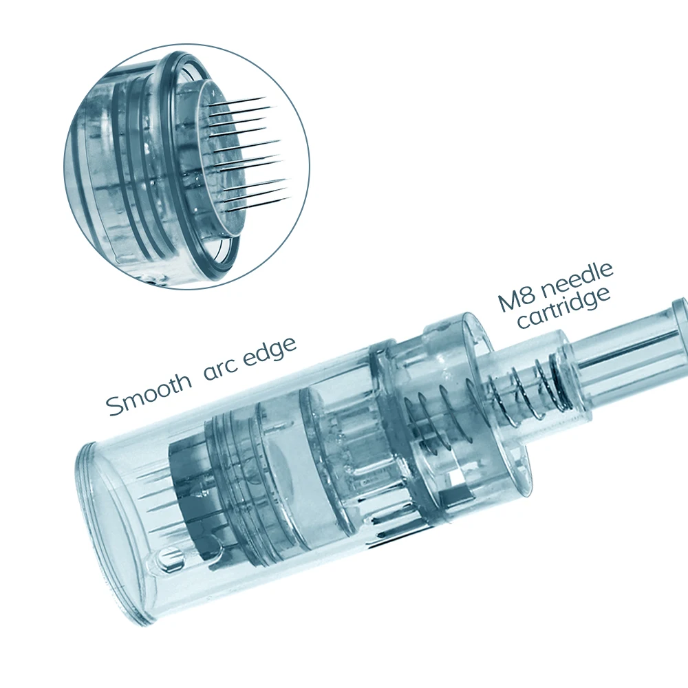 Лидер продаж микро-Иглодержатель Derma Pen M8 картридж 11/16 /24/36/42 pin/Nano Round/ Nano 5D