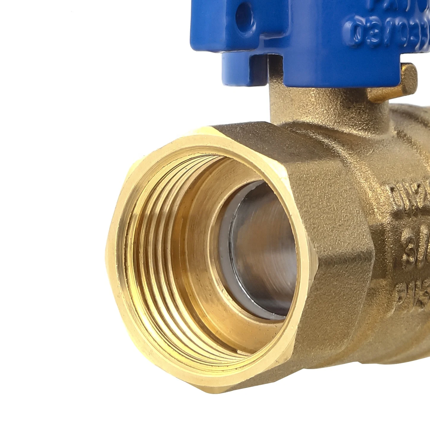 DN15 Cw617n BSP Thread Water Lock Adapter Brass Key Valve