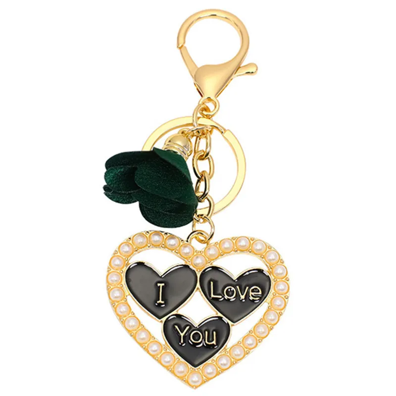 Роскошный подарок на день Святого Валентина, брелок в форме сердца, сплав, купить брелок, аксессуары, праздничный брелок для ключей, металлический брелок с индивидуальным логотипом