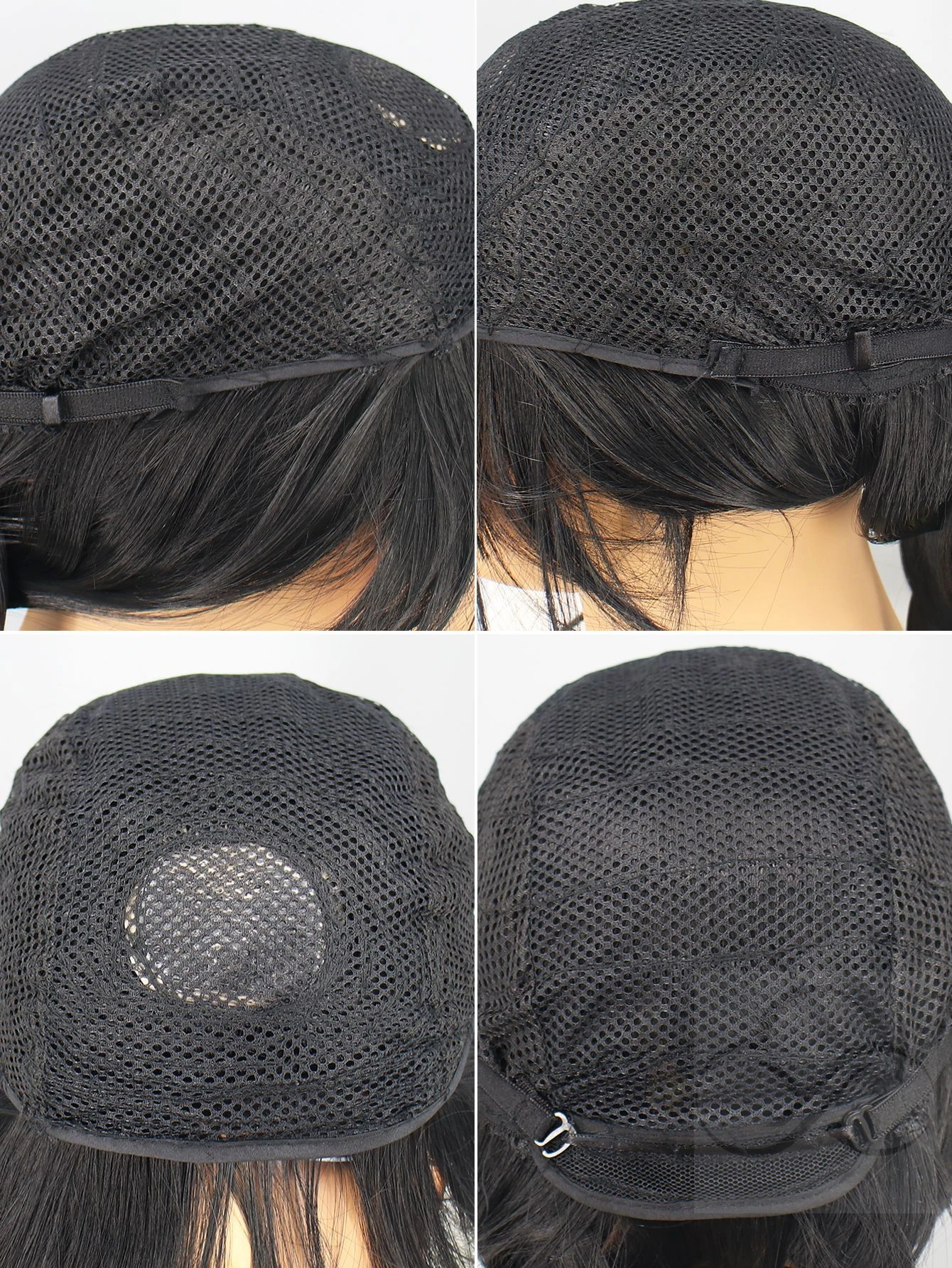 HD 40 inch  full lace front black double long ponytail twist braid cosplay animation wig