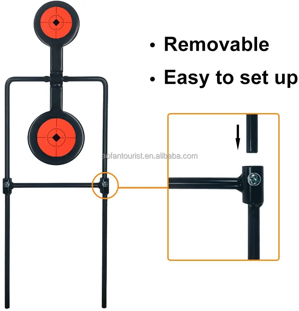 Guide Gear Steel Auto Reset Targets target withPortable Design Spots for Outdoor Range