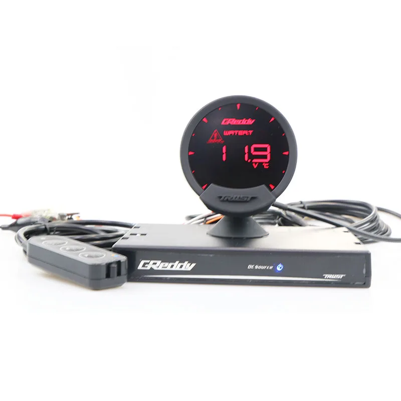 buy 2pcs =(1Gauge+1Controller) OBD2 Meter GReddi Sirius Series 7-Color adjustable  LCD display car gauge  Boost Oil Pressure