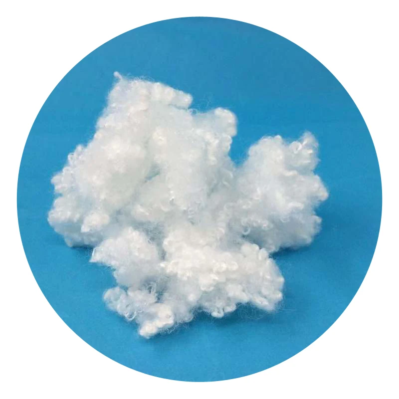 Hollow conjugated silicone 100% polyester staple fiber to fill doll & pillows