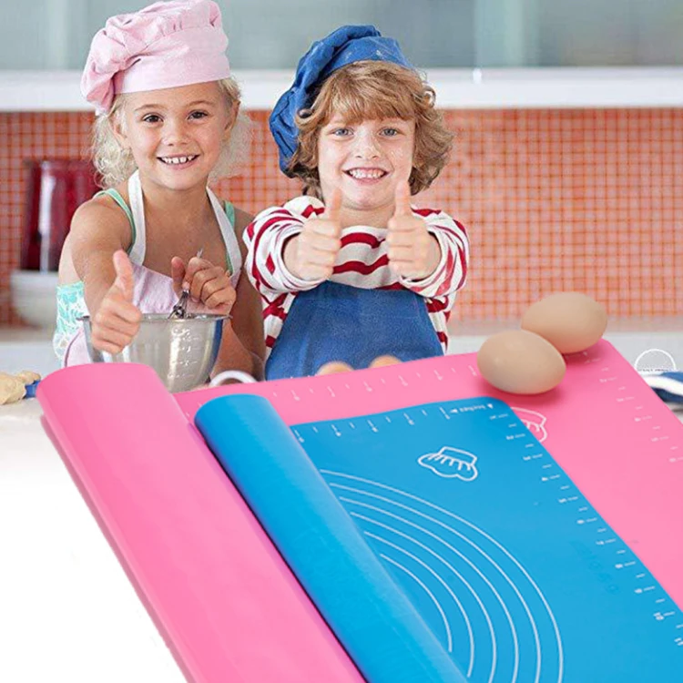 kitchen counter silicone Rolling Mat with high quality wholesale fondant mat silicone for baking