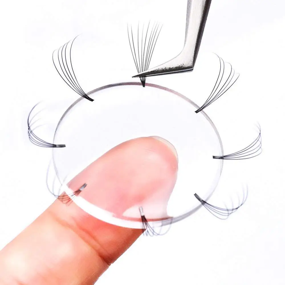 
Eyelash Extension Supplies 2cm/3cm/4cm Easy Fan Lash Pad Pallet Patches for Beginners Make Fans Blooming 