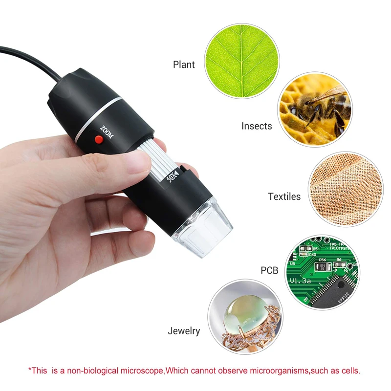 USB Digital Microscope camera Endoscope Magnifier Video & Camera u500X u800X u1000X digital microscope