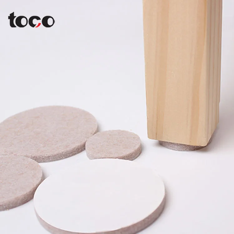  Утолщенная войлочная Защитная подкладка Toco бесшумные Войлочные подкладки для дивана мебели стола угловые войлочные
