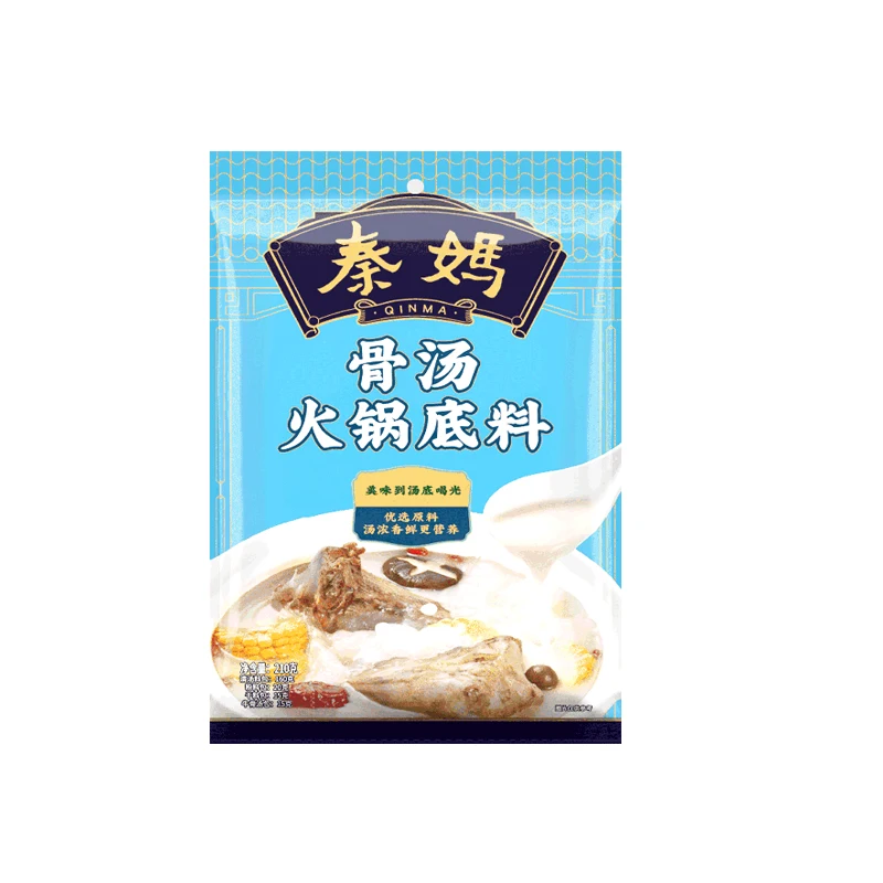 QINMA bone hotpot sauce base for noodles soup bone soup OEM 210g