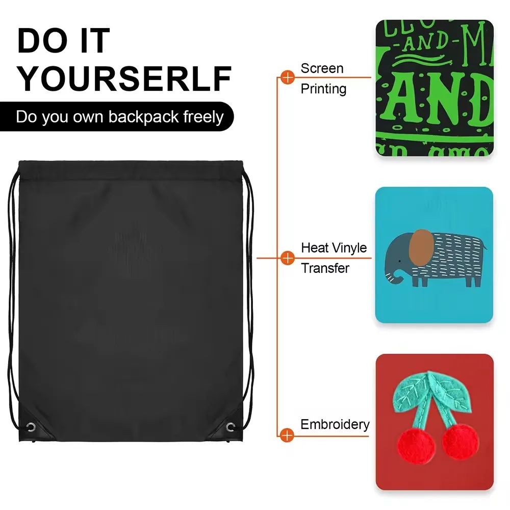 Ulikeke High Quality Custom Promotional Drawstring Shoe Gift Bag Christmas Printed Fabric Best Price Cheap Sale