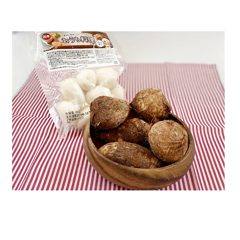 
natural convenient precooked roughly peeled taros Japan food 