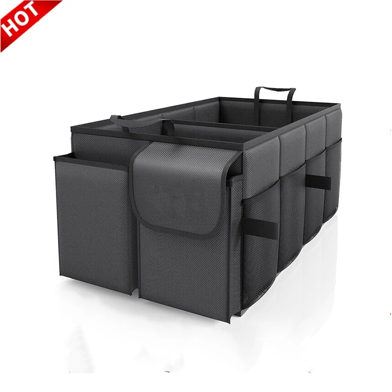 GuangZhou Best Sales Portable Heavy Waterproof Oxford Fabric Storage Boxes Collapsible Car trunk organizers
