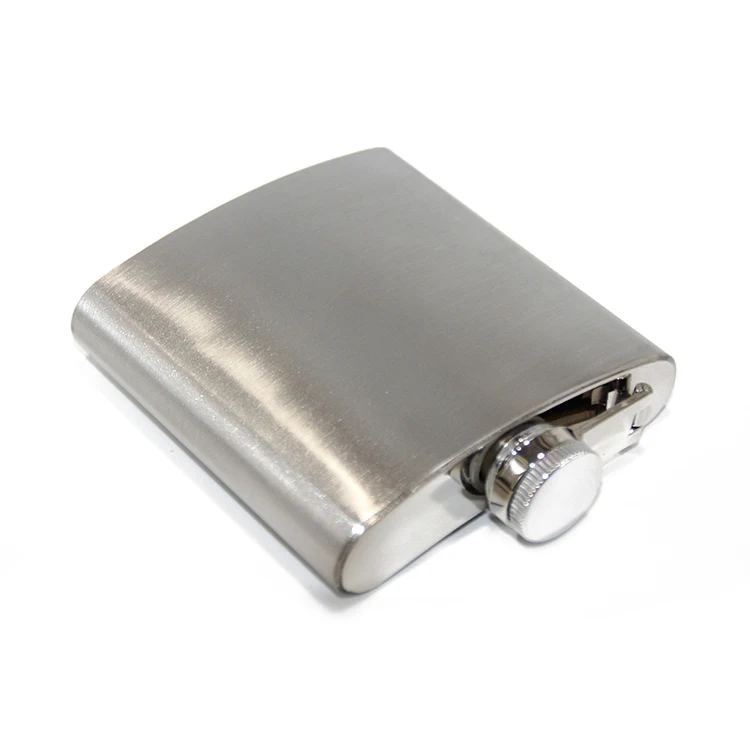 6oz Portable Travel Tour Outdoor Portable Pocket Alcohol Bottle Drinkware Stainless Steel Flagon Hip Flask Whiskey Wine Flask