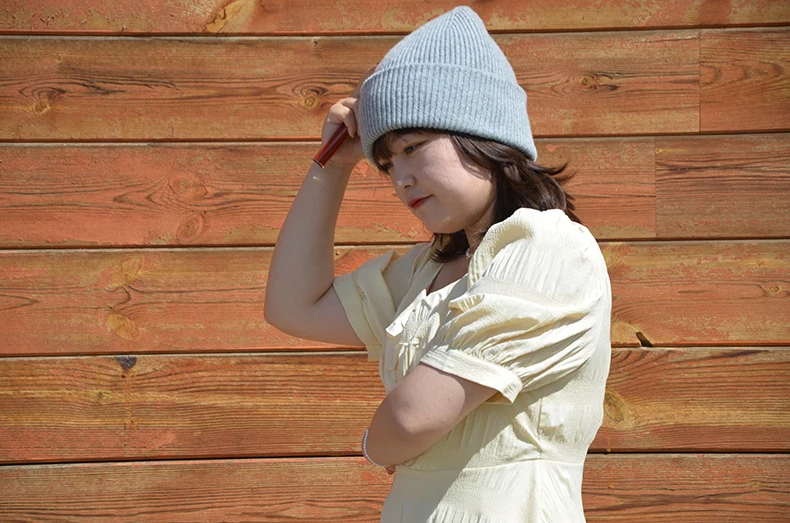 custom knitted pure wool winter beanie hat manufacturer wholesale embroidery logo luxury fashion men women warm cashmere hat cap