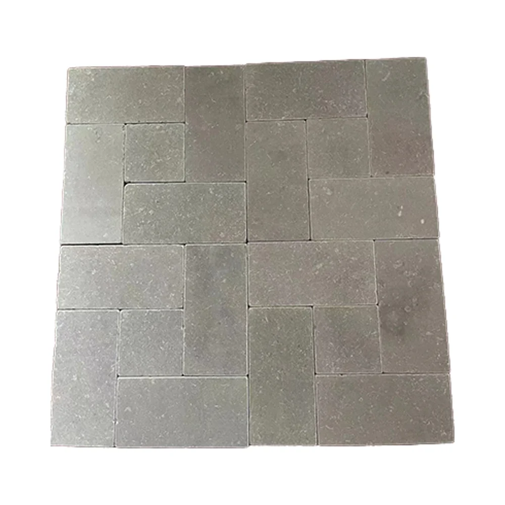 2024 Hot Sale Good Price Modern Custom Tumbled Travertine Mosaic Tiles Outdoor Hotel Projects Garage Floor Tiles Graphic Design