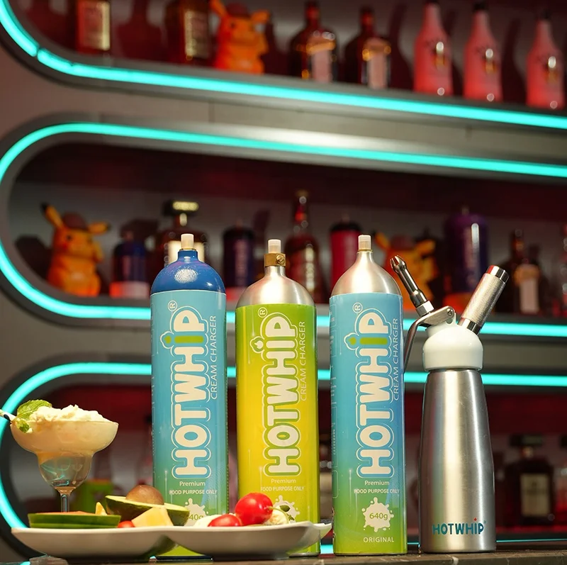 Factory Supply Pure 99.9% Whipped Cream Charger Cracker Cream Chargers 615G Gas Cylinder