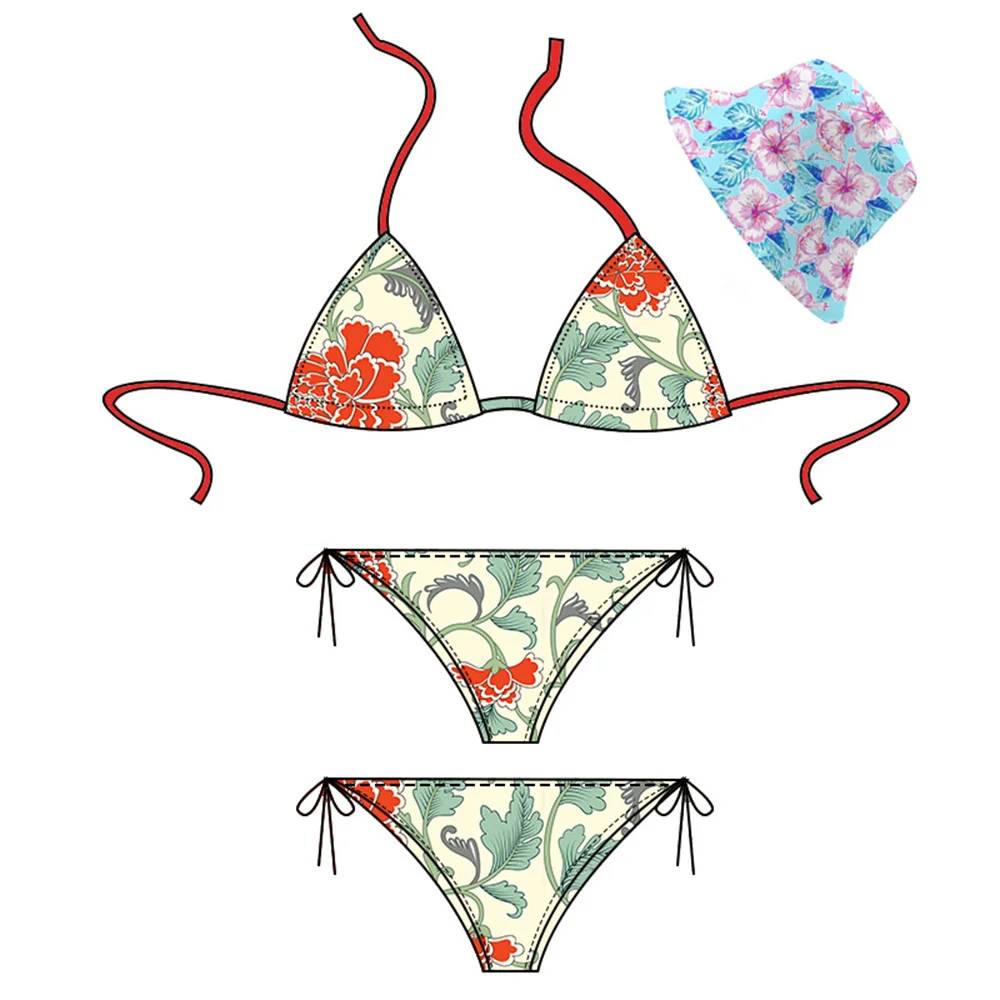 Recycled Wholesale Custom Fashion Sublimation Printed Plus Size Swim Brief Fitness Swimwear Men Swim Trunk