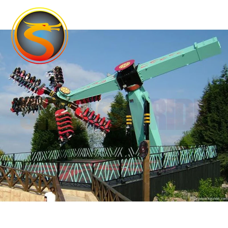 Factory Sale Customized Theme Park Equipment Adults Amusement Games Top Scan Speed Windmill Rides for Sale