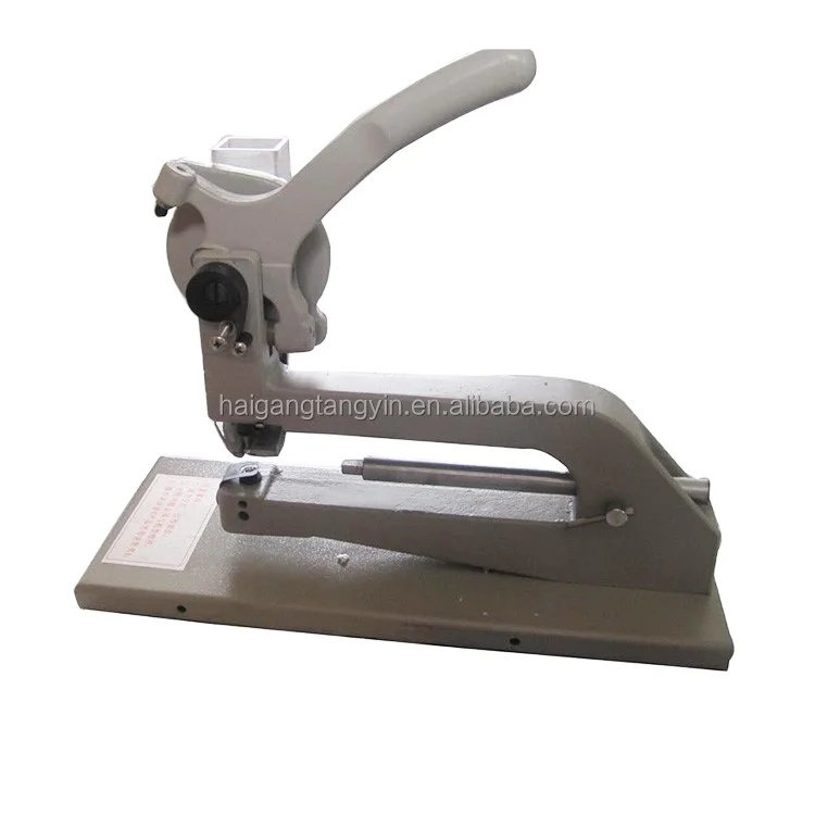 Customized simple operation manual eyelet machine for different material