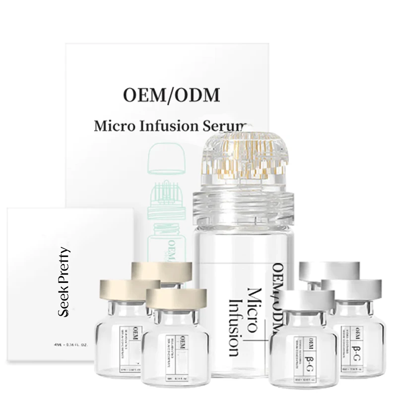 Smoothing Brightening Hyaluronic Acid Mesotherapy Ampoule Serum Micro Infusion Serum Microneedling Stamp Serum