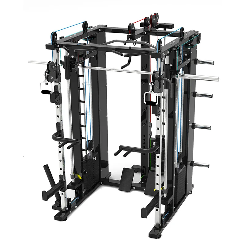 Home Gym Comprehensive Trainer Multi Functional Trainer Smith Machine Power Rack Functional Trainer Cable Crossover