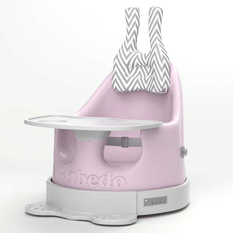 High quality wholesale PU foam smooth leather support child seat child feeding chair baby booster seat