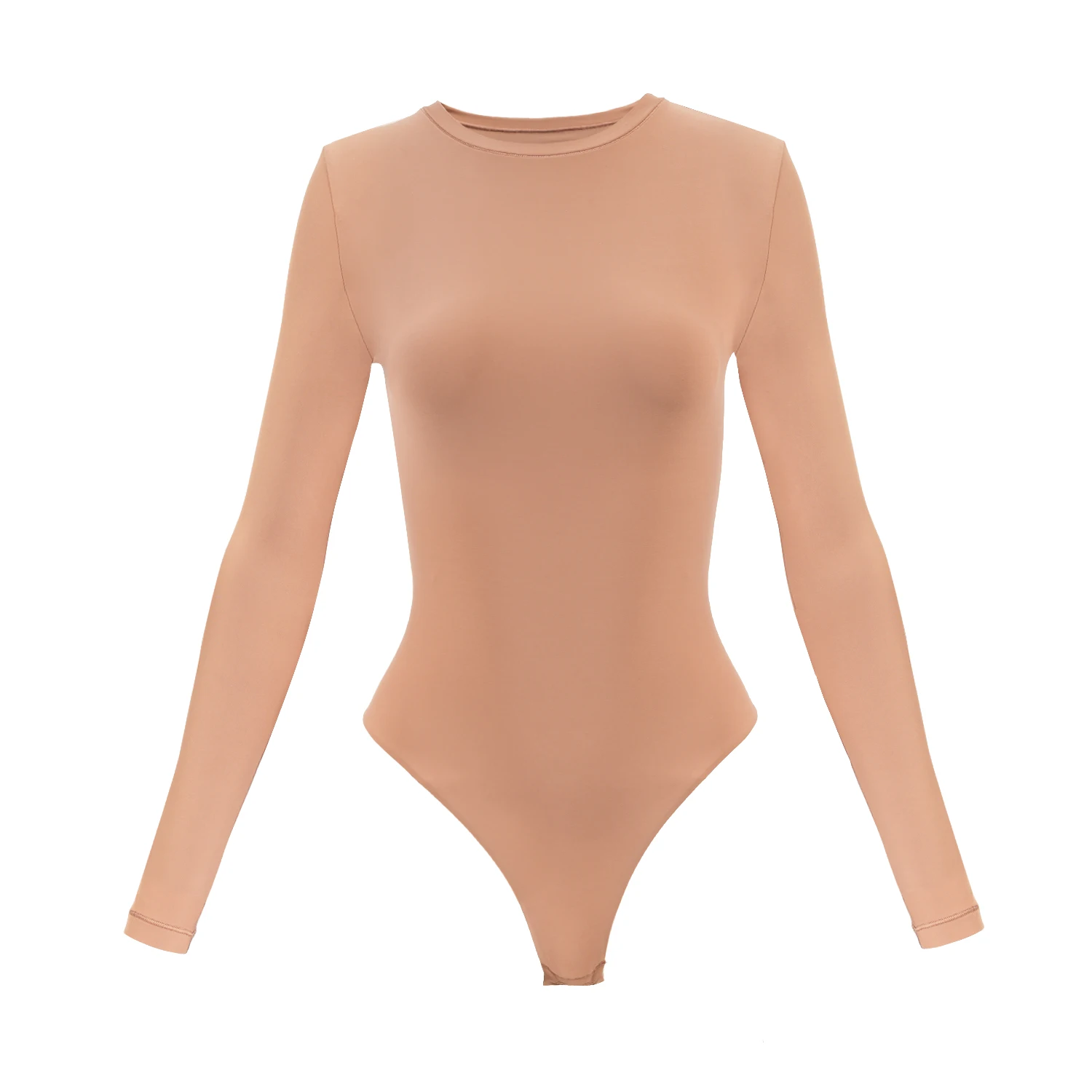 1201 Sexy Seamless 76%polyamide 24%Elastane 100gsm lightweight One-piece Shapewear Sculpt Brief Bodysuit Activewear
