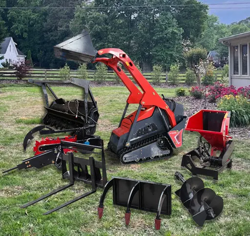 Good Quality MINI Loader Skid Steer Crawler  Small Skid Steer Loader Earth-moving Multifunctional Mini Skid Steer Loader Price