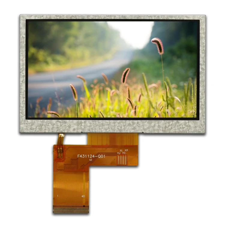 Factory wholesale 4.3inch TFT LCD screen 480 * 272 RGB TFT LCD Display Module