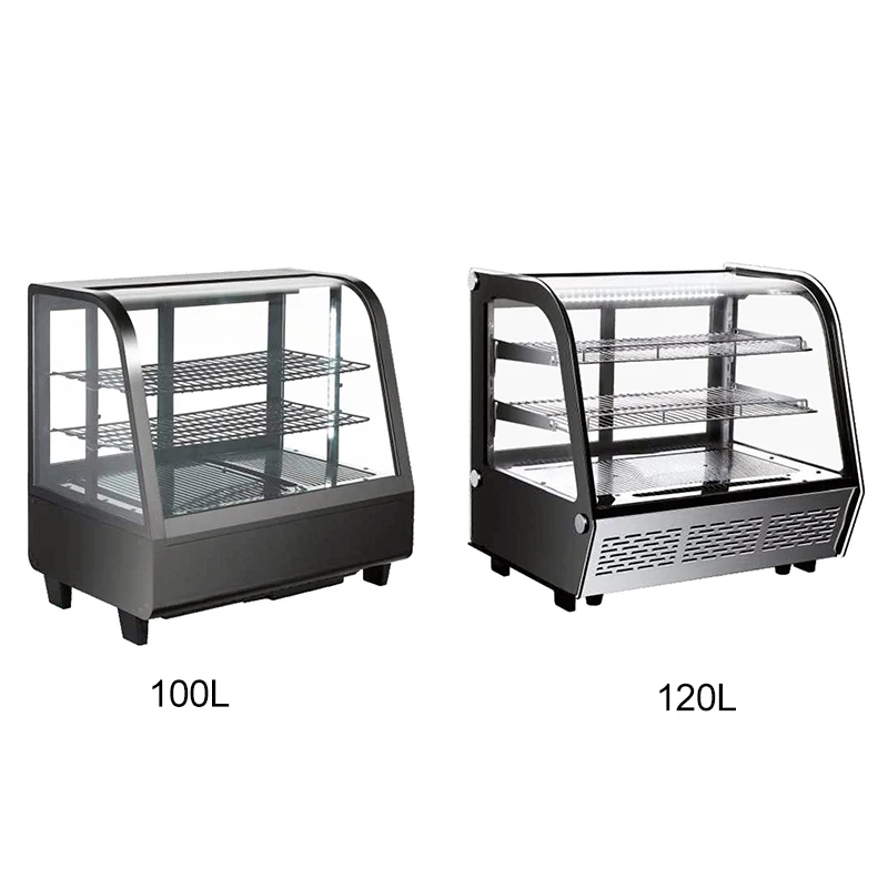 Cake Refrigerator showcase Table-type Display Cabinet Cooler Refrigerators Fridge Freezers With Single Glass Door