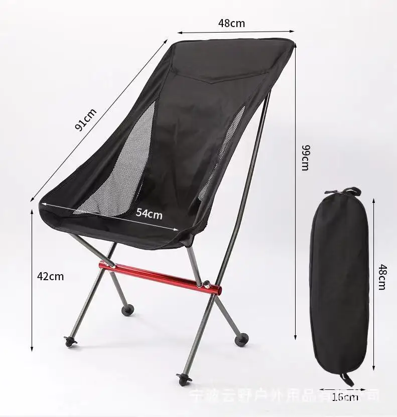 
Foldable Outdoors Fishing Camping Beach Chairs Heavy Duty Lawn Chair with Soft Foam Pad Camp Chair 