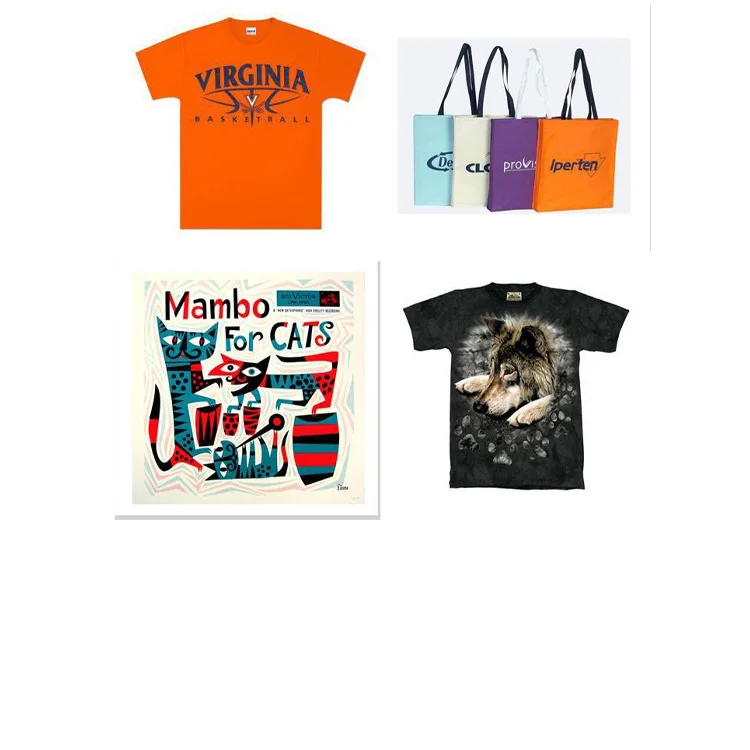 Chinese Factory Supply New mode piece rotary printing machine for mens polo shirts