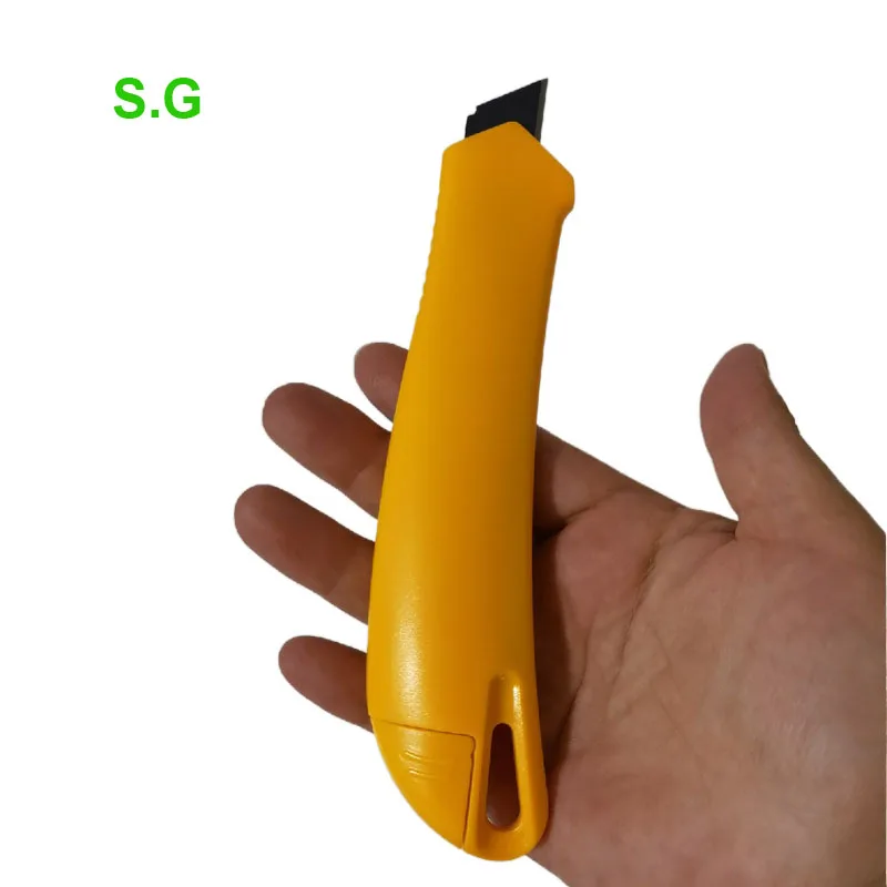 plastic handle body 18mm snap off blade electrician box cutter knife