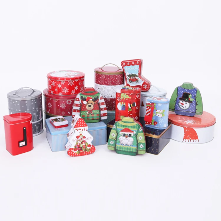 Metal cute playing card tins with plastic flag