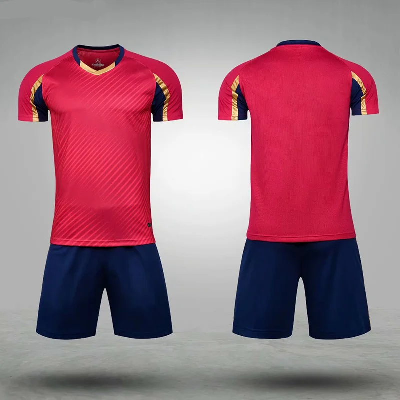 Quick Dry/ Breathable Custom Soccer Wear Uniform Sublimation Soccer Jersey Set for Clubs Customized Team Name 1 Set Sportswear