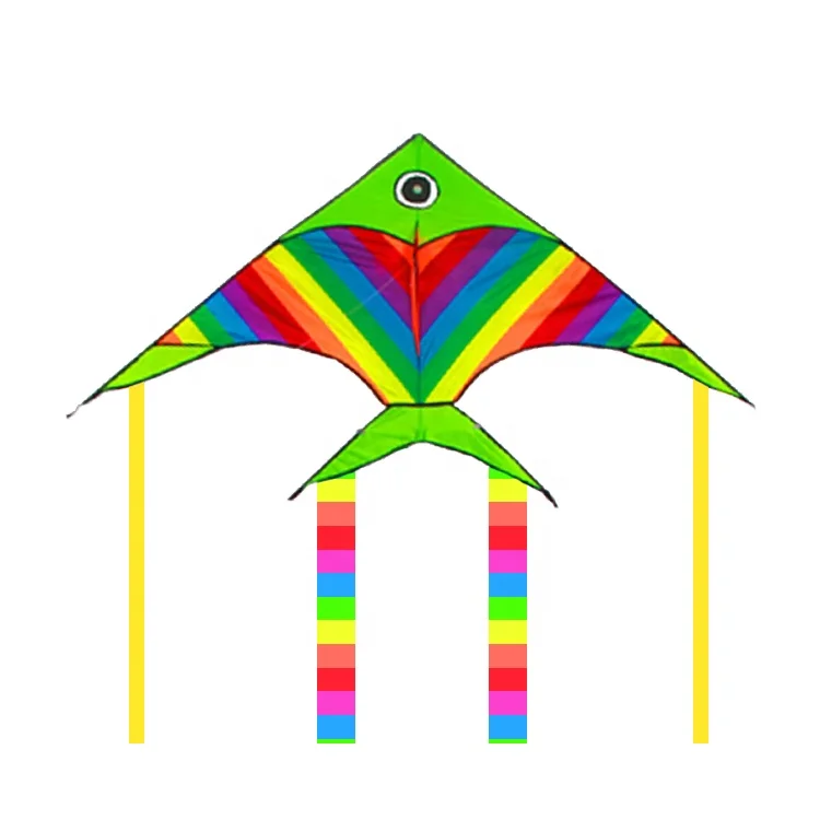Professional Manufacture easy flying colorful fish delta animal kite