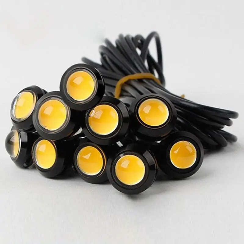 Auto LED decorative lamp high power waterproof 12v 24v Eagle Eye Cob Led Chips Drl Fog Light Strobe Flash