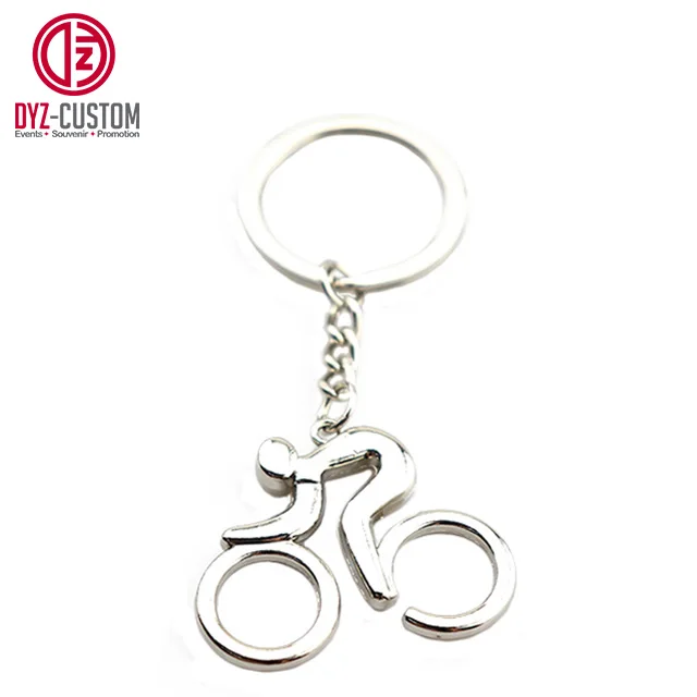 Bike Cycling Riding Metal Keychain Sports gift bicycle keychains