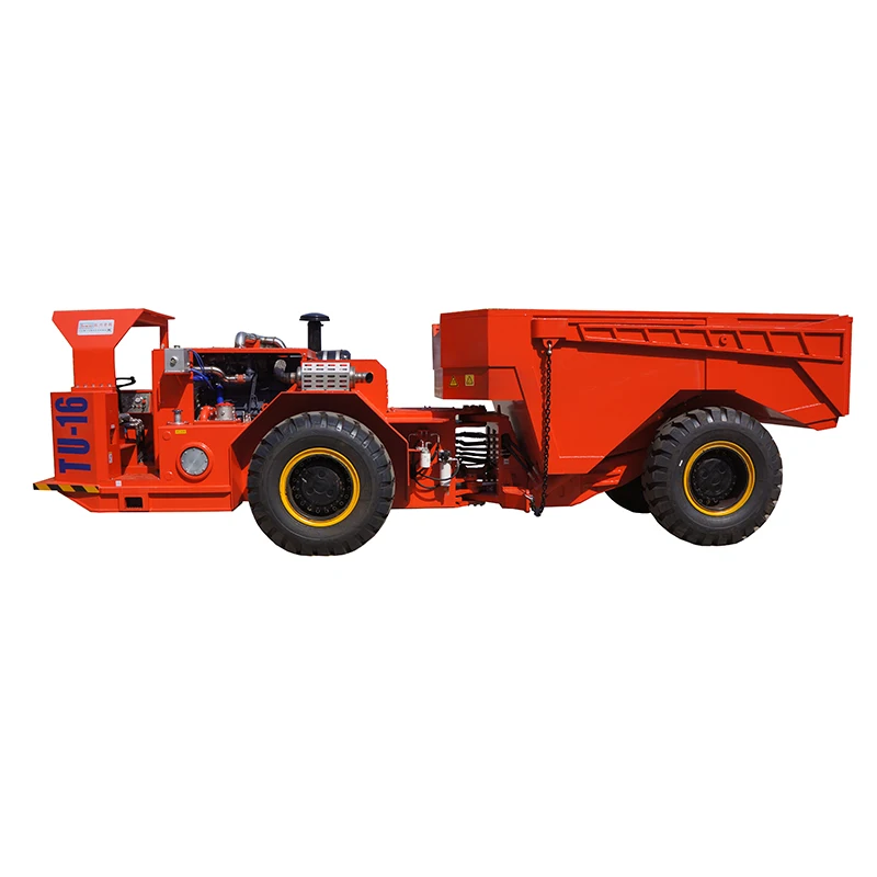 Yantai tuoxing For Quarrying and Tunnel Truc 16 Ton Diesel Engine underground dump truck 4x4 Low Profile Dump mine Truck
