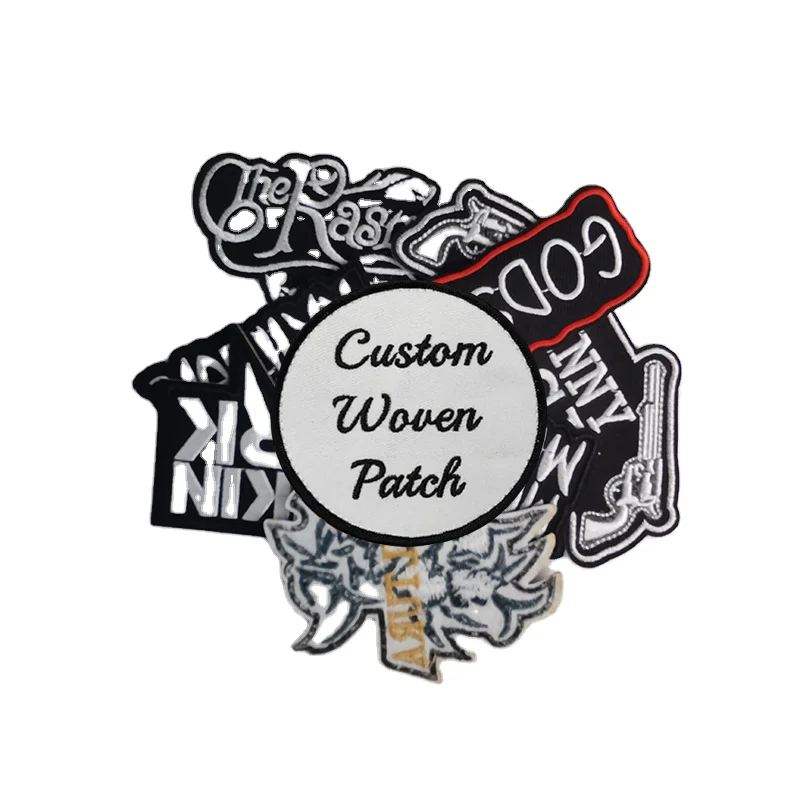 Lightning shipment customization personalized iron on logo  patch heat transfer patches hat badges for clothing