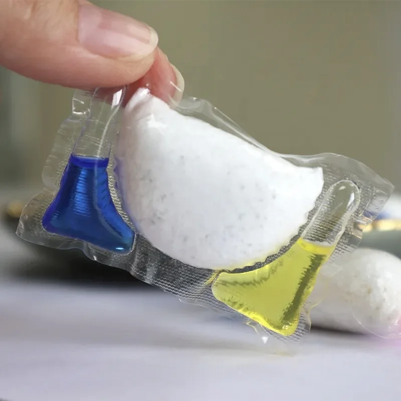 Earth friendly cleaner all in one concentrated cleaning brightener dishwasher detergent capsule